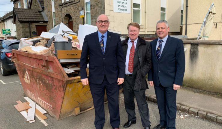 Freemasons support South Wales flood victims