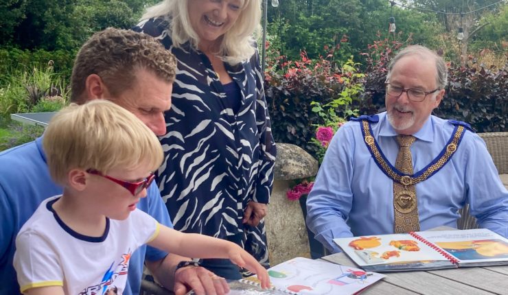 Freemasons support blind charity, Living Paintings