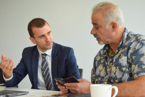 Person receiving support from Breaking Barriers' service