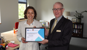 donation to domestic abuse charity, SAFE