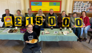 Rural coffee caravan with Suffolk Freemasons
