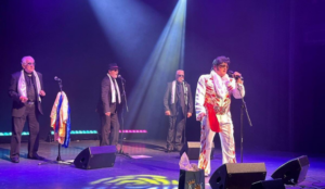monmouthshire fundraise through an elvis performance