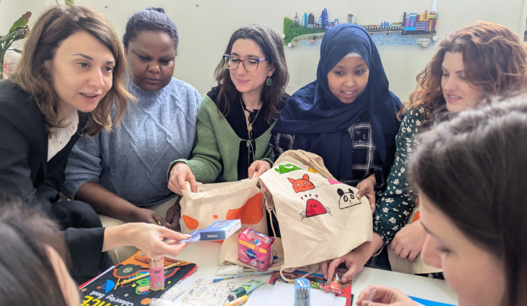 london freemasons visiting happy baby community