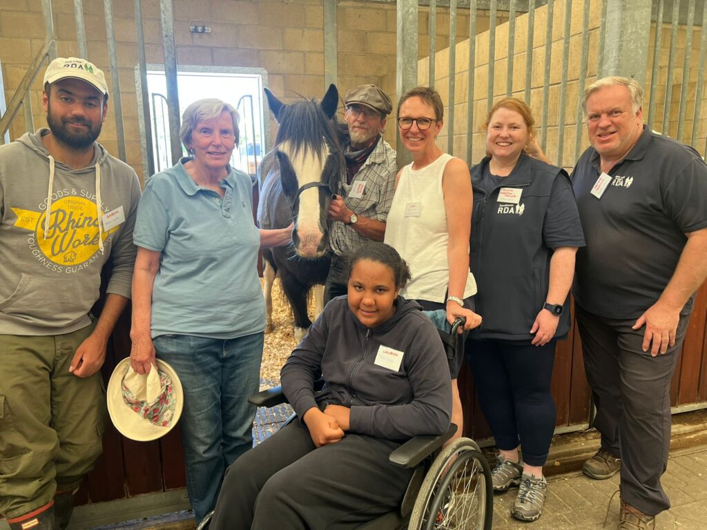 Lauryn with the team at Park Lane Stables