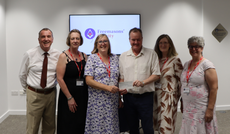 women freemasons visit the freemasons charity